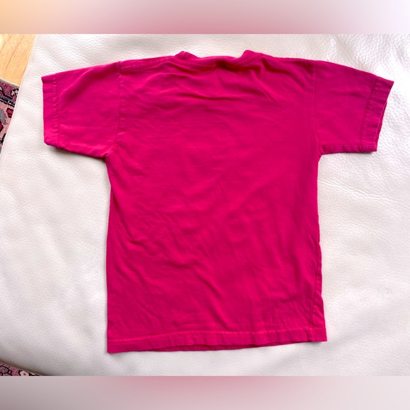 💥4/$20💥S/P 'I ❤️ NY' Graphic Tee, Fuchsia Short-Sleeved T-Shirt, 100% Cotton - Picture 4 of 6